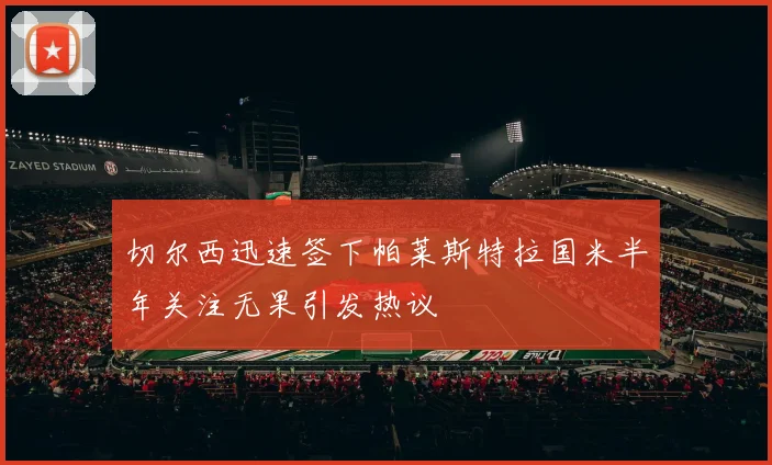 切尔西迅速签下帕莱斯特拉国米半年关注无果引发热议